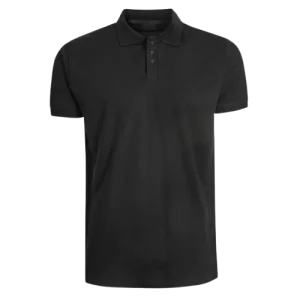 چاپ تیشرت یقه دار جودن مشکی